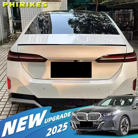 For BMW New 5 Series G60 i5 2024+ 520i 525i 528i 530i 535i Rear Spoiler Bodykits Tuning M4 Style Glo