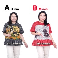 READY STOK Blouse Batik Victoria - Atasan Batik Wanita Blouse Batik
