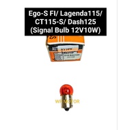 EgoS FI/Lagenda115/CT115 S/Dash125 Signal Bulb 12V10W (Orange)