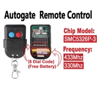 Remote Pagar Auto Gate–  433Mhz 330MHz Remote Control SMC5326P-3 Autogate remote control autogate re