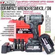 APR raja impact wrench AP126promax 1000nm body kecil tenaga jumbo versi lengkap dari ap84 promax bor