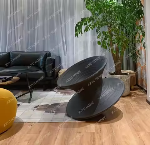 Gyro chair degree children's fiberglass rotating shopping mall seat
