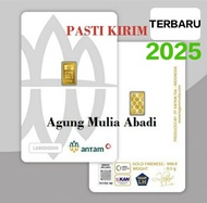 EMAS LOGAM MULIA 0.5 GRAM / 05 GRAM ANTAM CERTICARD (AGUNG MULIA ABADI)