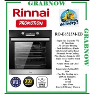 RINNAI RO-E6523M-EB 77L BLACK MADE IN EUROPE MULTIFUNCTION BUILT-IN OVEN WITH AIR FRY