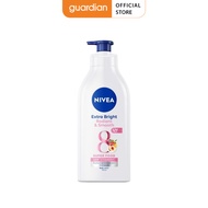 Sữa Dưỡng Thể Nivea Hỗ Trợ Dưỡng Trắng Mịn Extra White Radiant & Smooth 550ml