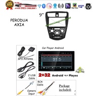 Perodua AXIA 2014 - 2022 android player 9 inch PLUG N PLAY with OEM casing
