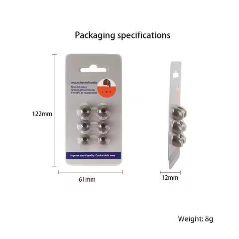 3Pairs Replacement Ear Tips for Sony WF-1000XM6 Ear Buds Silicone Ear Tips Replacement Set Comfortab