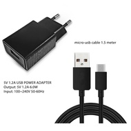 USB Power Adapter 5V 1.2A + Micro-usb Cable 1.5 meter for SriHome CCTV