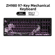 Zoh Zh980 Black Iso Leveled Line 2.0 Esports Gaming Mechanical Keyboard Bluetooth Silent Switch Ergo
