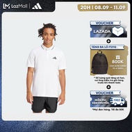 adidas Lifestyle Essentials Small Logo Piqué Polo Shirt Men White JE9020