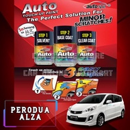 PERODUA ALZA Original Autospa Touch Up Paint - Scratch Removal - CAT KERETA [ SOLVENT or BASE COAT o