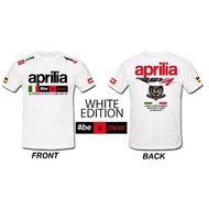 2026 Aprilia Racing Team Tshirt Jersey for Men Women Short Sleeve Cotton Tees