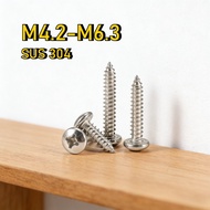 [YMH-G1] Phillips Pan Head Self Tapping Screw /Screw Plastic Wood| SUS 304 Stainless Steel  | Skru B