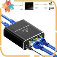Gigabit RJ45 Splitter LAN Extension Adapter High Speed 1 to 3, 1000Mbps LAN Splitter RJ45 Splitter A