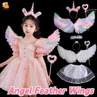 Children's Angel Feather Wings Stage Props Halloween Wings Props White Angel Feather Wing Clothing