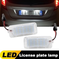 2PCS Super Bright LED License Number Plate Light For Ford Focus 5D Fiseta 2009-up Mondeo 2008-up OEM