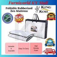 KING KOIL Foldable Zen Mattress Single Size/Rubberised Natural Coir Mattress/High density foam Tri Fold