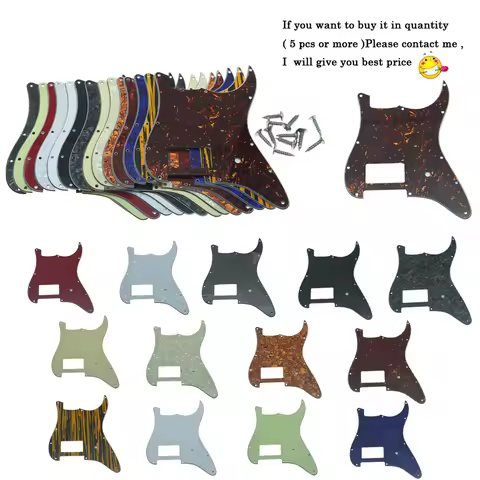 Dopro ST Strat One Humbucker Guitar Pickguard Scratch Plate Fits for Fender Delonge for Stratocaster