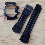GSHOCK STRAP AND BEZEL REPLACEMENT SET GA400 GBA400 GA-400 GBA-400 Glossy Black