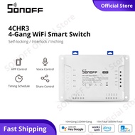 Công tắc WiFi SONOFF 4CH R3 Công tắc thông minh 4 băng tần Công tắc đèn mô-đun thông minh không dây