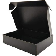 【packing shop] MAILER BOX BLACK COLORED 20x14x4cm (10pcs)