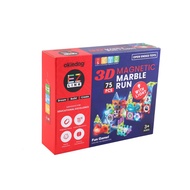 Okiedog EZLink 3D Magnetic Marble Run with Light 75PCS - Children's Educational Toys (STEM)