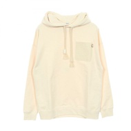 LOEWE ANAGRAM 貼袋連帽衫 H526Y25X31 純棉 白色 #XS 二手 男款