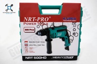 (NRT PRO 500HD) Mesin Bor Set NRT PRO 500 HD / Mesin Bor Beton NRT 500HD 13 Mm Hammer Impact Drill