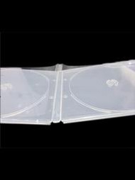 兩片裝 PP 光盤盒 透明 DVD 包裝盒 2片 方形 塑料光碟盒雙片盒子