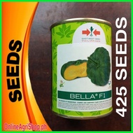✤ BELLA F1 HYBRID SQUASH SEEDS (50 GRAMS OR 425 SEEDS) EAST WEST SEEDS