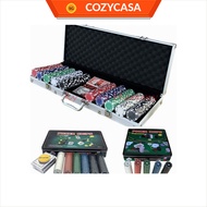 【COZYCASA】POKER Chips Set - Suitcase - Casino - Gambling - Chips - Token - Texas