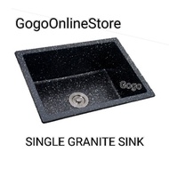 ITTO SINGLE BOWL GRANITE SINK G6046T-BL