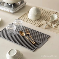 High Temperature Resistant Dishes Heat Insulation Pad Sink Silicone Household Drain Pad Anti-slip Ki