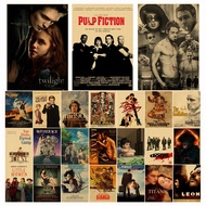 Classic Film and Television Works Collection Poster Pulp Fiction/Fight Club/Twilight Movie Poster Ho