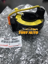 TOYOTA CLOCK SPRING VIOS NCP42 (2003-2007) ALTIS ZZE121 ZZE122 ORIGINAL GENUINE 84306-0D031 / 84306-