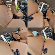 MITSUBISHI MONTERO SPORT 2005 - 2025 CUSTOMIZED SEAT COVER / SEATCOVER COMPLETE SET KHAKI FABRIC/TEL