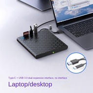 USB 3.0 Type C External CD DVD RW Drive 8MB DVD Writer Black Portable DVD Writer Disc Super Drive fo