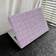 Purple Chanel Style Cloth Case for 2025 Macbook Air13 M4 A3240 Air15 M4 A3241 Pro14 M4 A3112 A3401 A