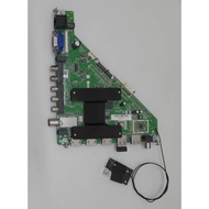 (C105) Haier LE43K6500A Mainboard, Powerboard, Tcon, Tcon Ribbon, LVDS, Cable. TV Spare Parts