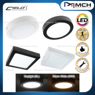 CIELO 12W/18W/24W ROUND/SQUARE BLACK/WHITE LED SURFACE DOWNLIGHT