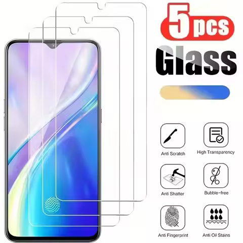 5Pcs HD Tempered Glass For Xiaomi Redmi 12C Screen Protector 5G