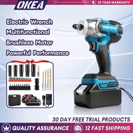 OKEA Powerful Brushless Electric Wrench 21V 800NM Multi-Functional Impact Wrench
