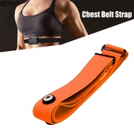 BERSY Heart Rate Monitor Strap Soft Comfortable Band Strap Wireless Heart Rate Sensing Adjustable Bl