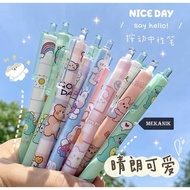 1 Pcs Cute Korean Gel Pens / Cute Pens For Journaling Aesthetic Girl Bear Motifs