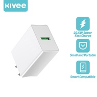 KIVEE ประกัน1ปี🔥 หัวชาร์จเร็ว 22.5Wหัวชาร์จไอโฟน อะแดปเตอร์ USB A charger หัวชาจเร็ว adapter fast charger for iPhone Samsung Huawei OPPO VIVO XIAO