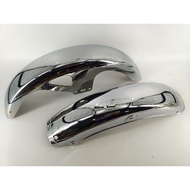 SUZUKI GPI00 /GP125 /TRS FRONT MUDGUARD /REAR MUDGUARD CHROME