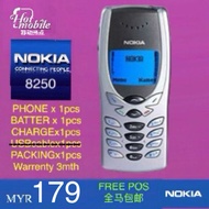 Original NOKIA 8250 2nd Renew.Set Telefon 原装诺基亚 8250 二手翻新手机、