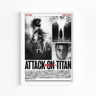 ️ Eren Yeager Poster | Comic Poster - Wall Decal - Wall Photo