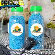 Pupuk NPK 16-16-16 Mutiara Asli (repack) kemasan baru botol free +