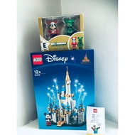 LEGO DISNEY MINI CASTLE 40478 + DISNEY 💯 ACCESSORIES & BEARBRICK DISNEY